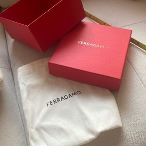 Authentic Salvatore Ferragamo box and dust bag 
6x5,5x3,5